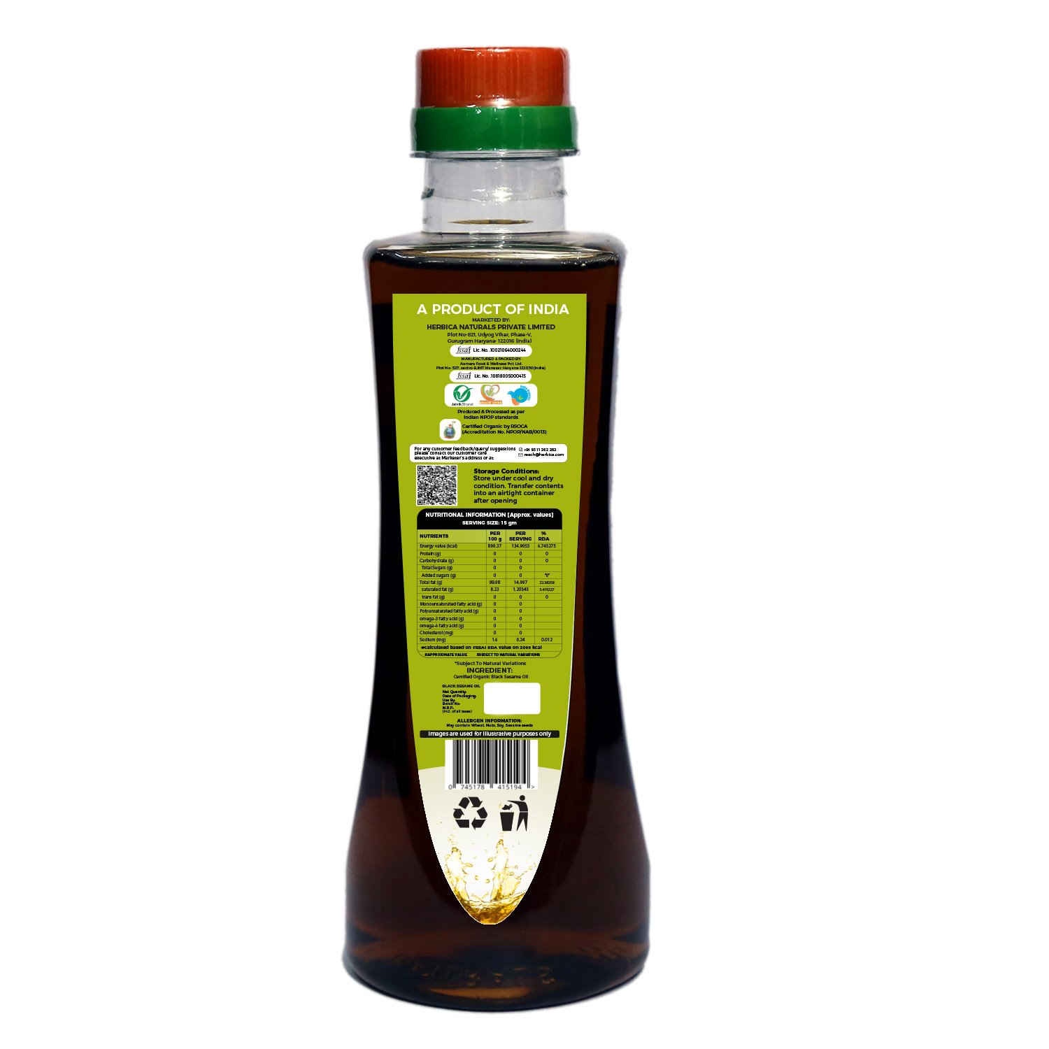 Sesame Oil Organic, Premium Olive Oil